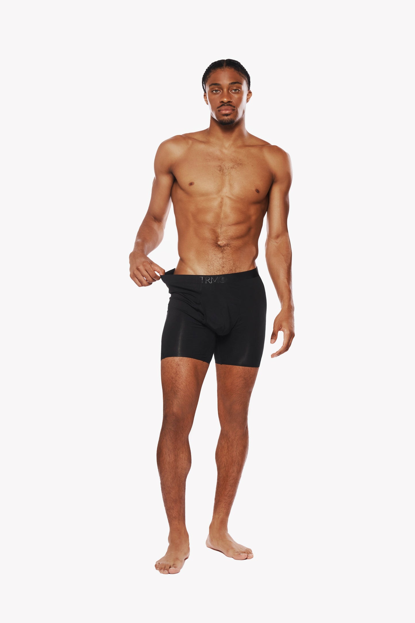 Plus–sized Real Bamboo Boxer Briefs – Seamless – Premium Fit
